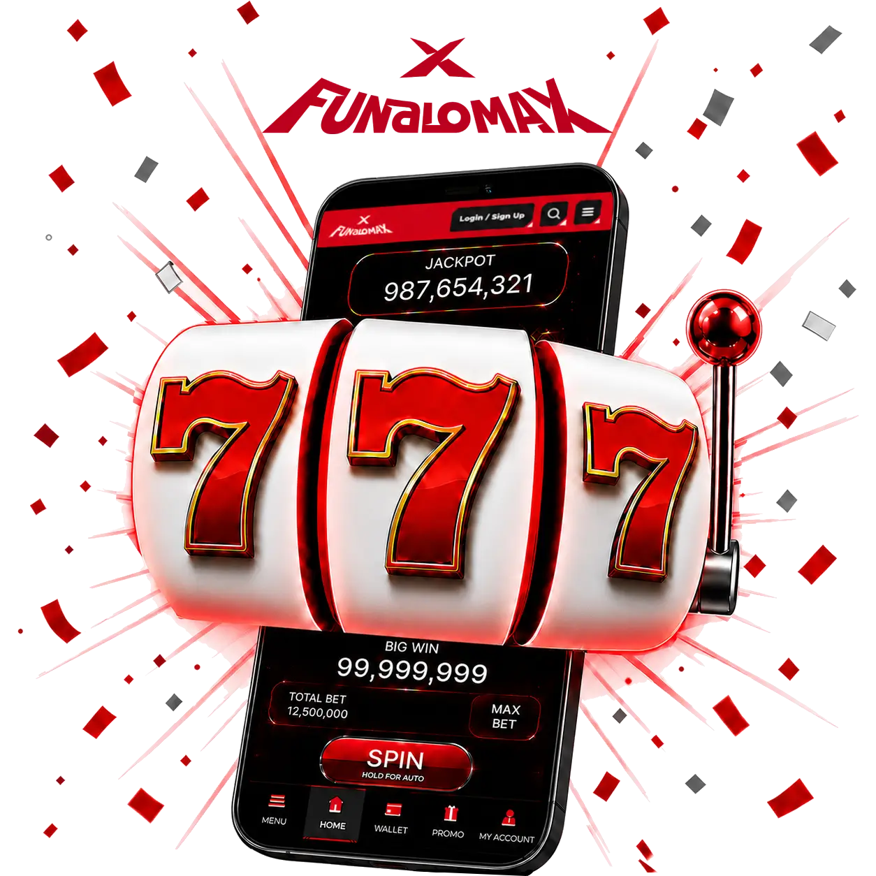 FUNaloMAX phone slot assets